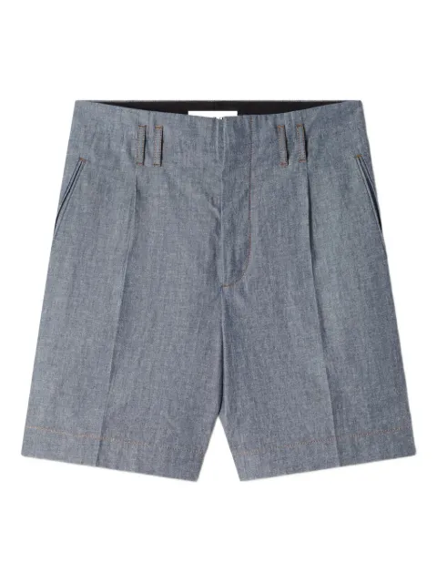 Lanvin peated cotton shorts Blue RMTR01206200P2629