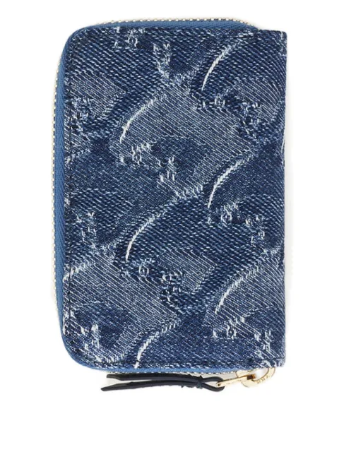 Lanvin patterned wallet Blue LWSLSZCHDEJAP26
