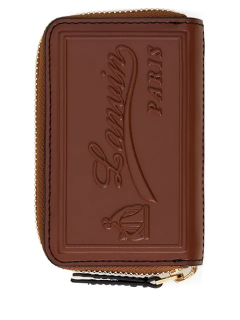 Lanvin zip wallet Brown LWSLSZCHPIENP26