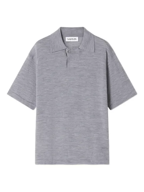 Lanvin buttoned polo shirt Grey RMPL0005K099P26