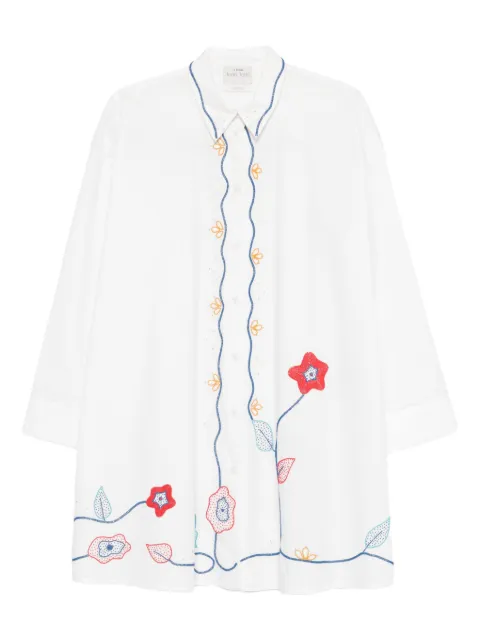Forte Forte floral embroidered dress White 14849MYDRESS