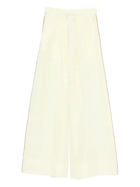 Forte Forte drawstring scalloped trousers Neutrals 14867MYPANTS