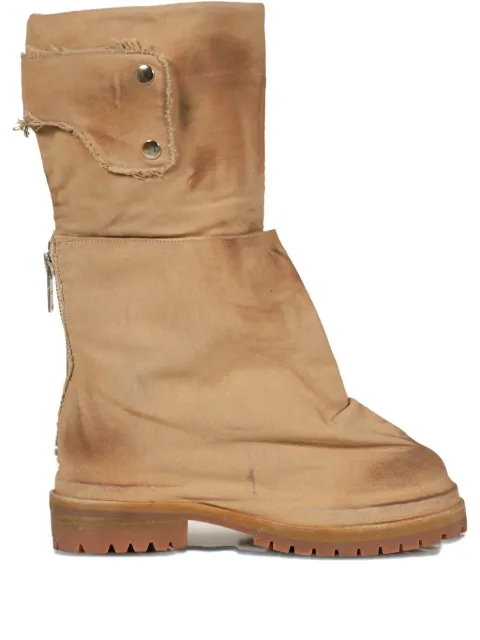 424 zip-up boots Neutrals FFF5MQ59APTE004