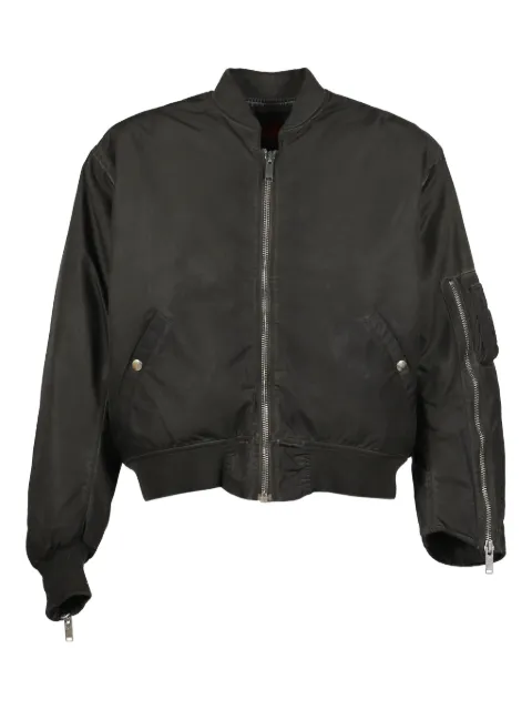 424 zip-up bomber Jacket Black FFF5MB11BPT1460