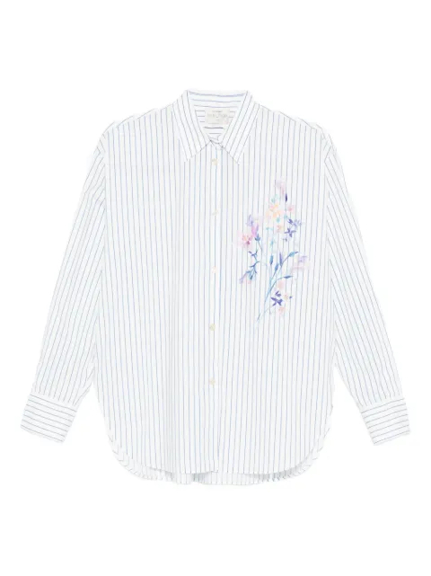 Forte Forte striped floral shirt White 14899MYSHIRT