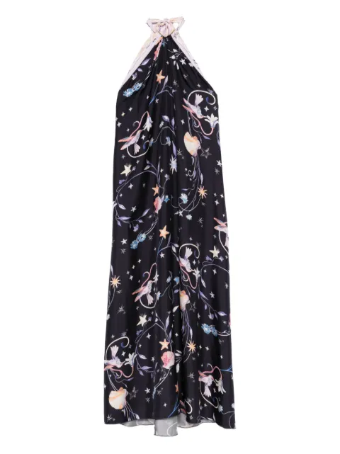Forte Forte halter floral print dress Black 14923MYDRESS