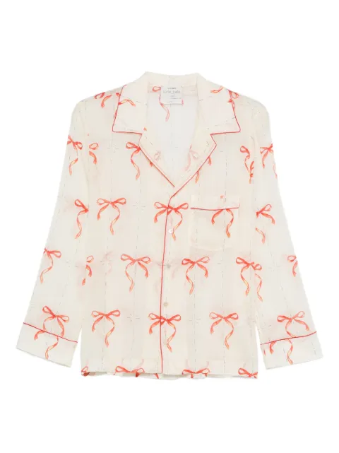 Forte Forte bow-pattern shirt Neutrals 14917MYSHIRT