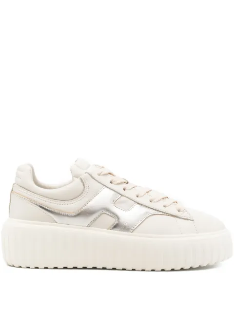 Hogan H-Stripes platform sneakers Neutrals HXW6450FE91NCS