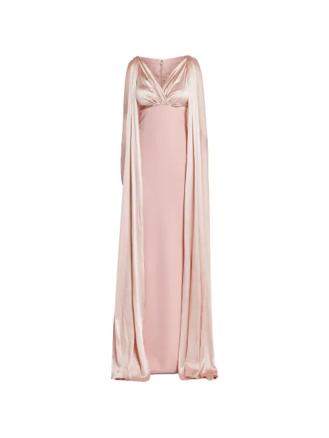 Rhea Costa twisted cape dress Pink 26016DPS26