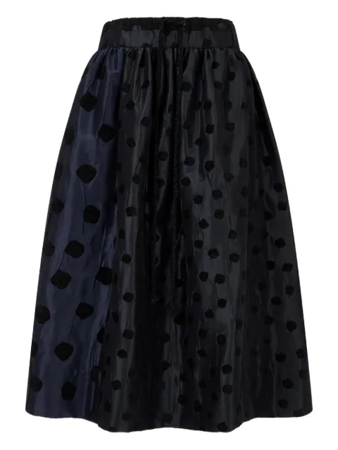 TOMBOY polka-dot midi skirt Black 9105432301