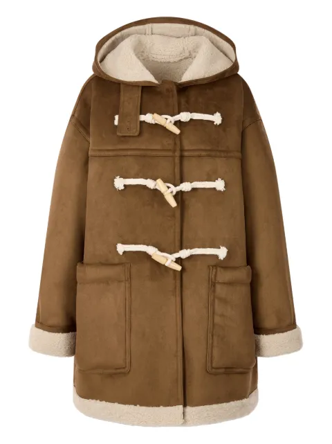 TOMBOY hooded toggle-fastening duffle coat Brown 9105461111