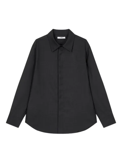 TOMBOY concealed-button shirt Grey 9105421C01