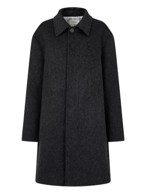 TOMBOY concealed-button coat Grey 9105411C02