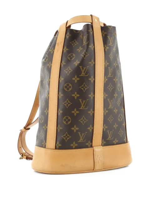 Louis Vuitton Pre-Owned Randonnee Monogram Canvas PM backpack Brown 2ZP5RUO5BRR7A7Y5