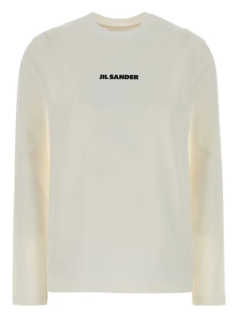 Jil Sander crew-neck cotton T-shirt Neutrals J02GC0141J20103