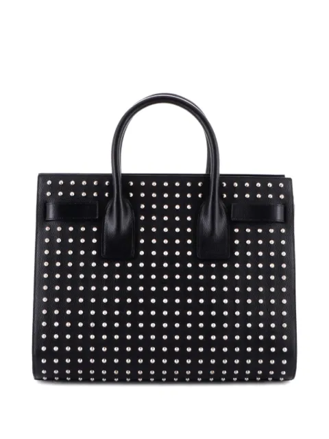 Saint Laurent Pre-Owned Sac de Jour Bag Studded Leather Small tote bag Black O04Q9CGIZHE2RFPU