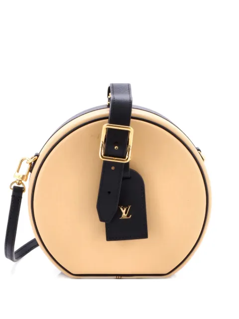 Louis Vuitton Pre-Owned Petite Boite Chapeau Bag Calfskin shoulder bag Black SJTCA5P9P3ECNDQ2