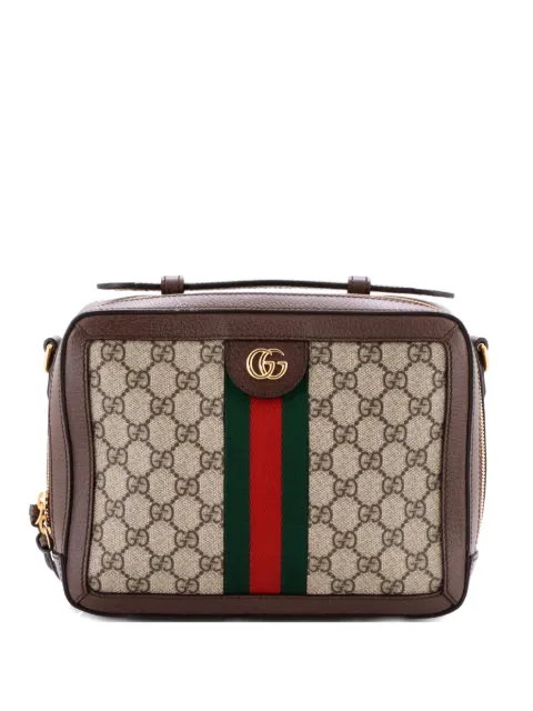 Gucci Pre-Owned Ophidia Zip Around Camera Bag GG Coated Canvas Small shoulder bag Brown O7VVPIBWW26FEDSR