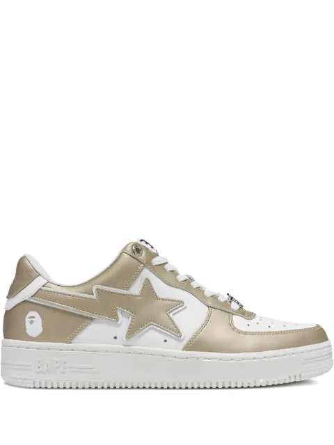 A BATHING APE® Bape Sta™ #4 lace-up sneakers Gold 1J80191053BEI