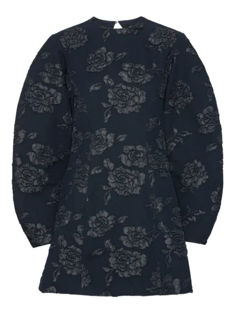 ROTATE BIRGER CHRISTENSEN floral-jacquard mini dress Blue 115496