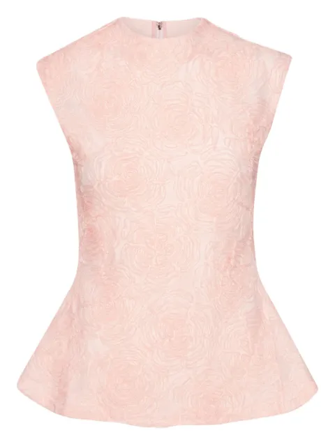 ROTATE BIRGER CHRISTENSEN mesh sleeveless top light pink Pink 115229