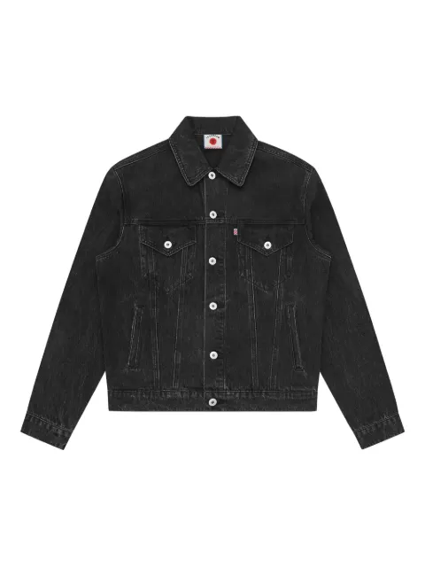 ICECREAM Running Dog chest-pockets jacket Black IC25484