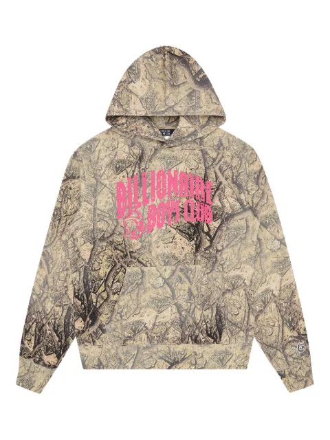 Billionaire Boys Club patterned hoodie Neutrals B25429