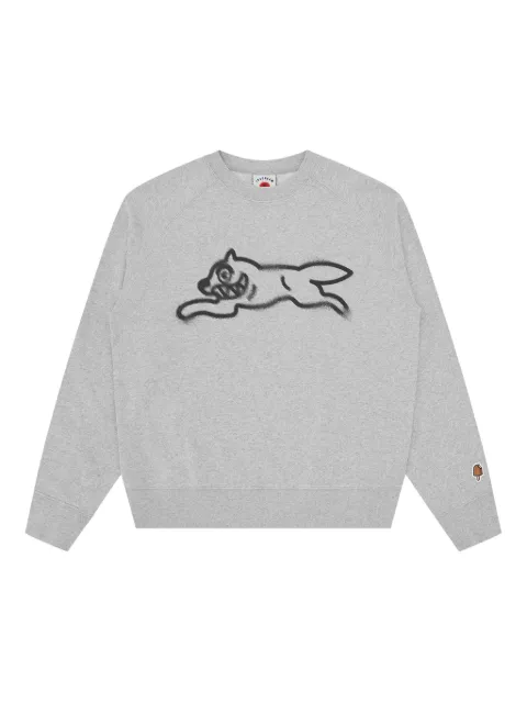 ICECREAM Running Dog graphic-printed crew-neck sweatshirt Grey IC25429