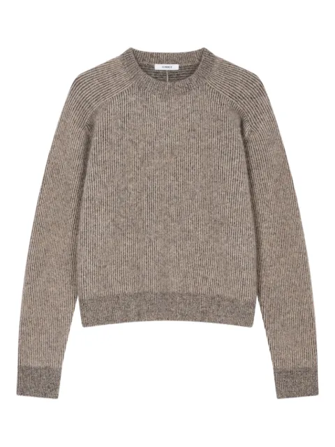 TOMBOY round neck striped knit sweater Neutrals 9155452C02