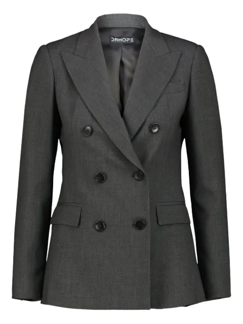 DRHOPE double-breasted jacket Grey 113877012733