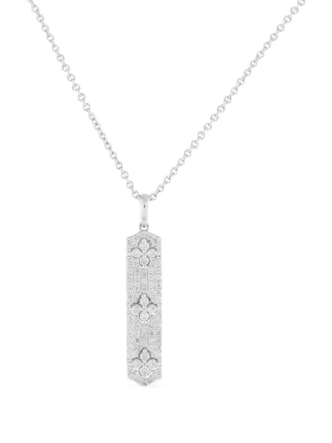 LB Exclusive 14K white gold diamond pendant necklace Silver PN15873W