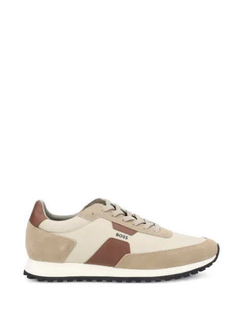 BOSS Parkour Runn panelled low-top sneakers Neutrals 50548723102742212
