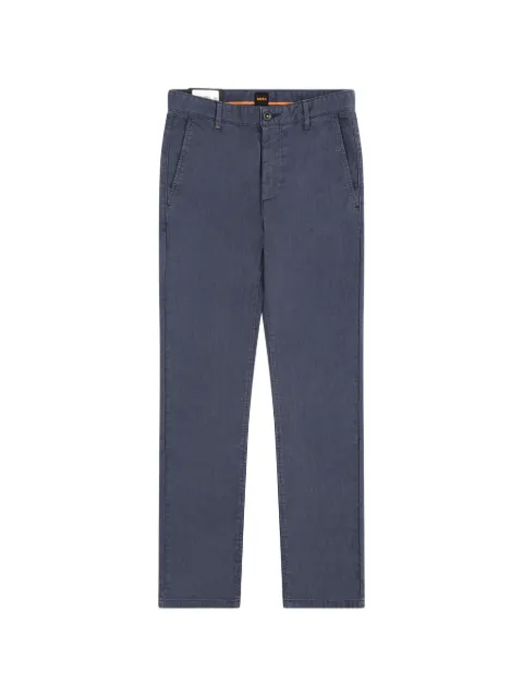 BOSS textured trousers Blue 50542977