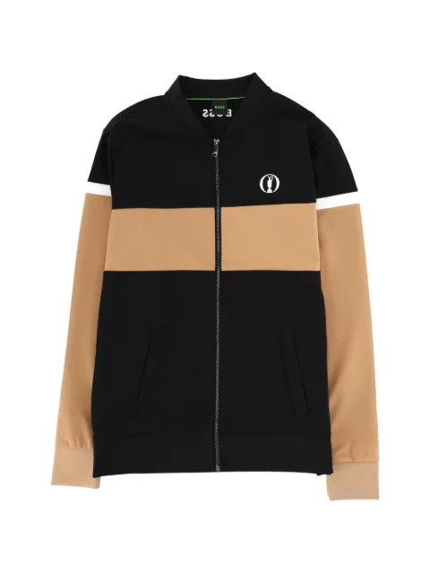 BOSS logo zip-up sweatshirt Black 5054893210274875001