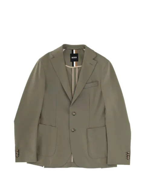 BOSS buttoned pocket jacket Green 5054580010272785314