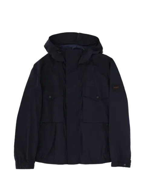 BOSS blue hooded jacket Blue 5054338810255052404