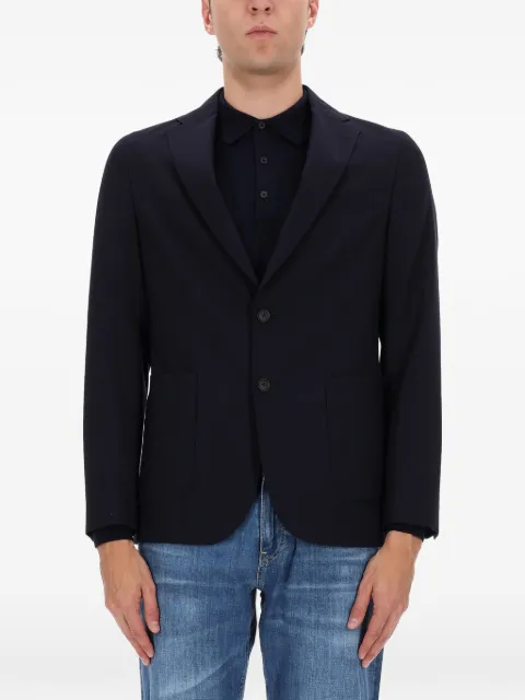 BOSS button virgin wool blazer Blue 50545800