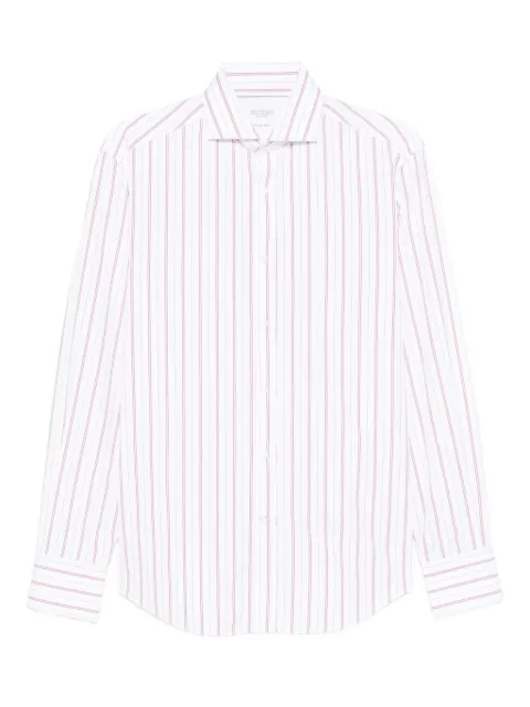 Brunello Cucinelli striped shirt White MA6841718C002