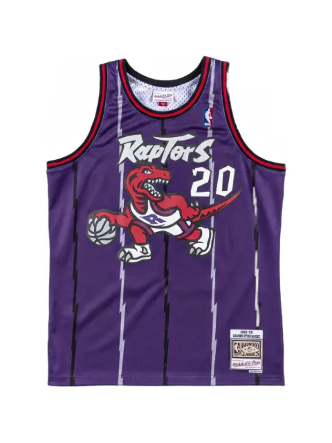 Mitchell & Ness Toronto Raptors round-neck tank top Purple B6335651