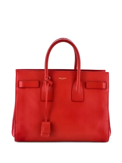 Saint Laurent Pre-Owned Sac de Jour Bag Leather Small satchel Red J3GJ4R9K607WL45Y