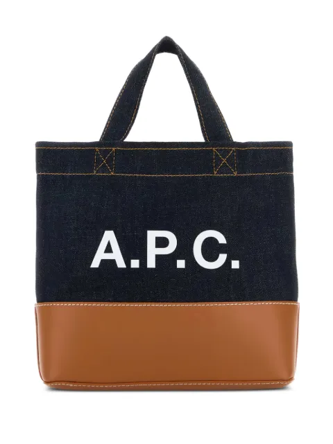 A.P.C. Axel mini tote bag Blue COHLOM67009
