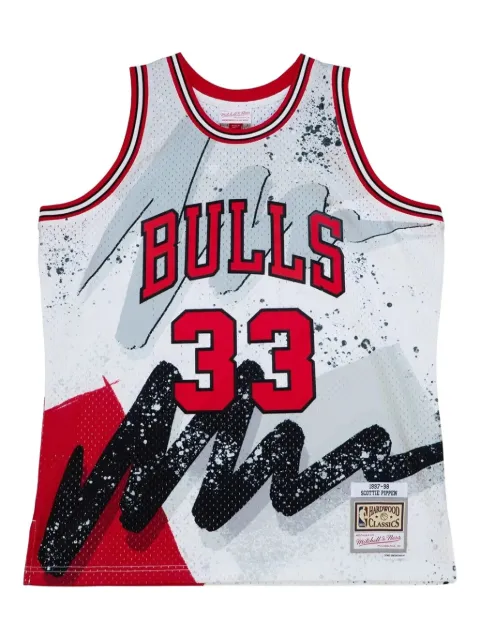 Mitchell & Ness x NBA Chicago Bulls Scottie Pippen 1997-98 Hyper Hoops Swingman tank top White TFSM1253CBU97SPIWHIT