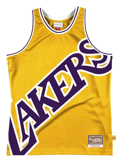 Mitchell & Ness x NBA Los Angeles Lakers Big Face 2.0 tank top Yellow MSTKBW19146LALLTGD