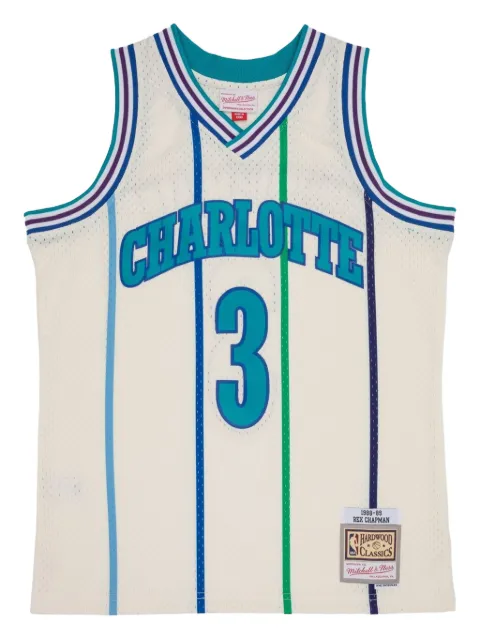 Mitchell & Ness Swingman NBA Charlotte Hornets 1988-1989 Rex Chapman jersey tank top Neutrals TFSM5052UJA96KMAOFWH