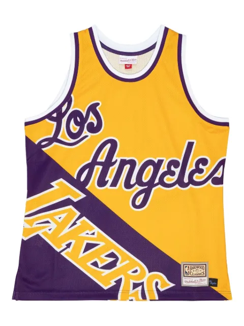 Mitchell & Ness x NBA Los Angeles Lakers Big Face 5.0 tank top Yellow TMTK4350LALYYPPPYELL