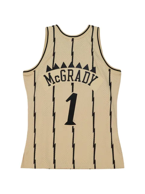 Mitchell & Ness x NBA Raptors 1998 "Tracy Mcgrady" striped tank top Neutrals SMJYLF19121TRAKHAK98TMC