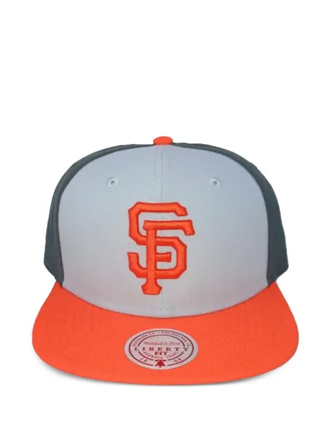 Mitchell & Ness Giants Triple Play Liberty embroidered baseball cap Grey HY11518SFGGREY