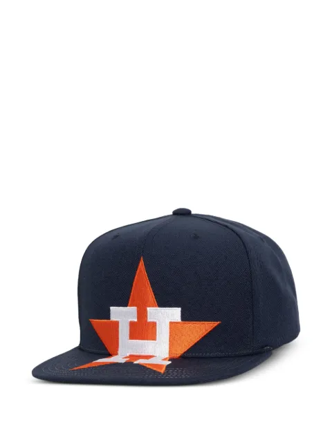 Mitchell & Ness MLB XI Logo Cooperstown Houston Astros embroidered-detail baseball cap Blue HS9758HAS