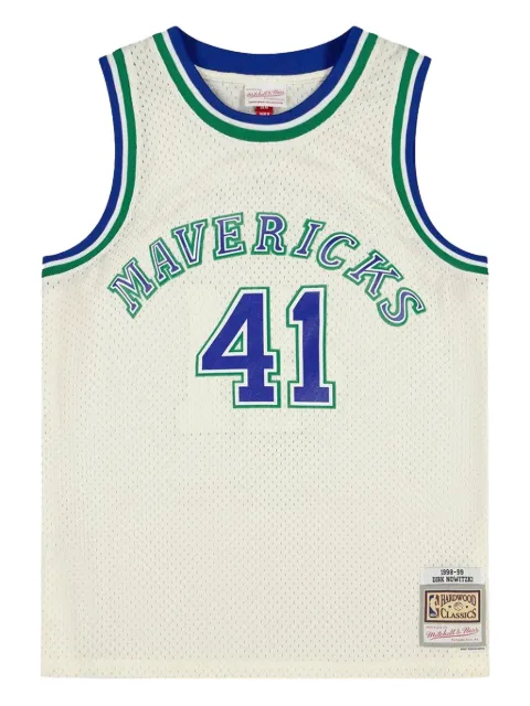 Mitchell & Ness Dirk Nowitzki Dallas Mavericks tank top White TFSM5052DMA98DNOOFWH