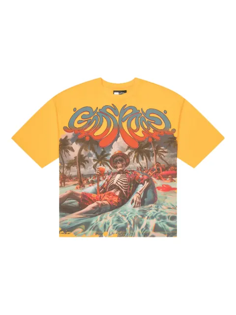 STADIUM GOODS® Pool Party graphic-print T-shirt Yellow GSTEE42276K7L